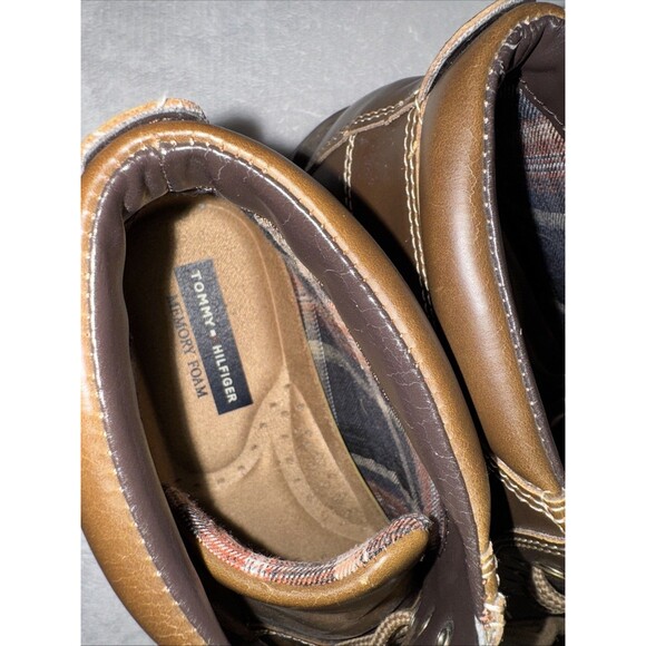 Tommy Hilfiger Memory Foam Brown Mens High Top Boots Size 10 TMRHODES main image 8